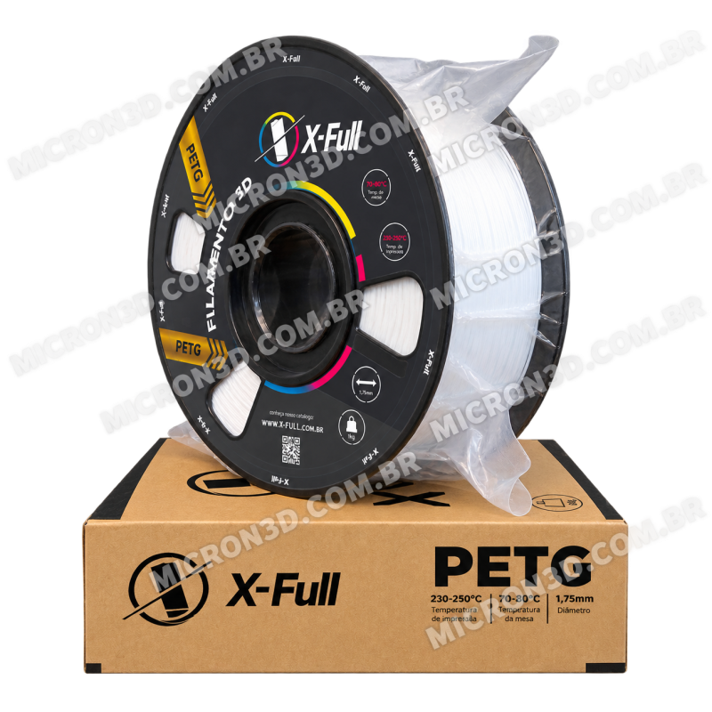 PETG BRANCO TRANSPARENTE - XFULL